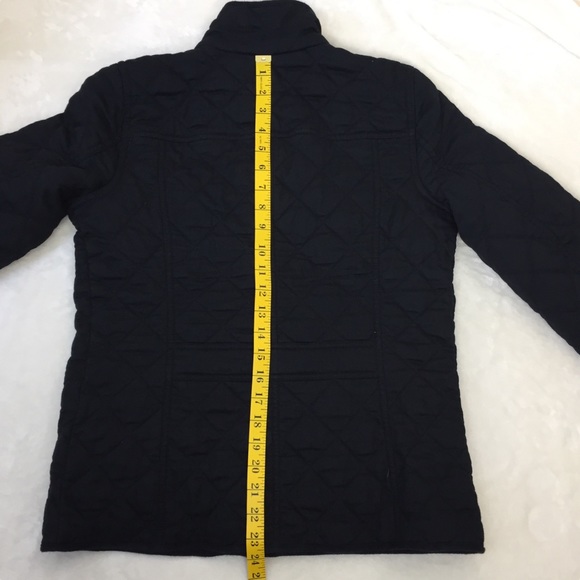 J Crew Quilted Jacket Black with Gold Hardware S - Picture 7 of 8